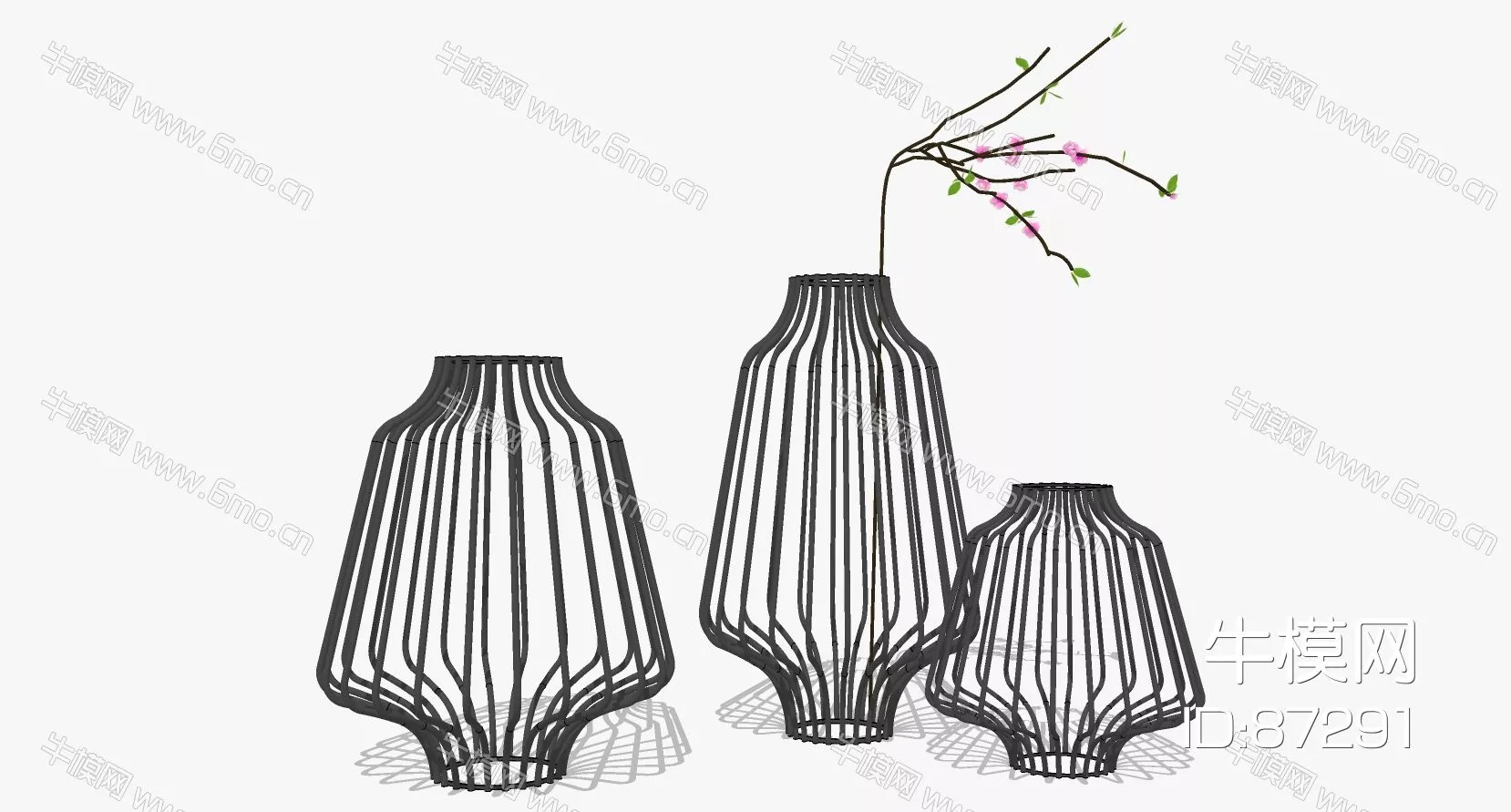 CHINESE PLANT - SKETCHUP 3D MODEL - ENSCAPE - 87291