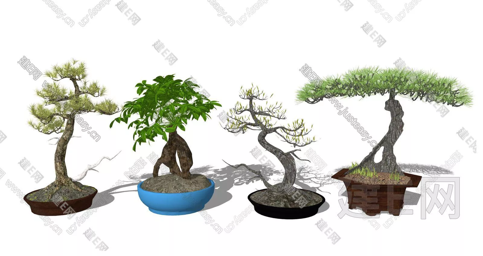 CHINESE POTTED PLANT - SKETCHUP 3D MODEL - ENSCAPE - 112673192