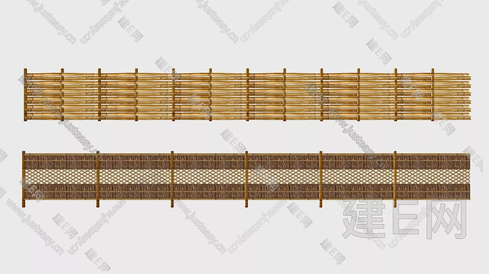 CHINESE RAILING - SKETCHUP 3D MODEL - ENSCAPE - 111493475