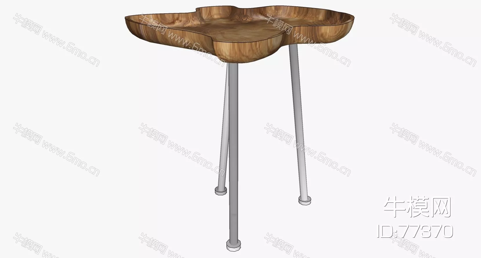 CHINESE SIDE TABLE - SKETCHUP 3D MODEL - ENSCAPE - 77370