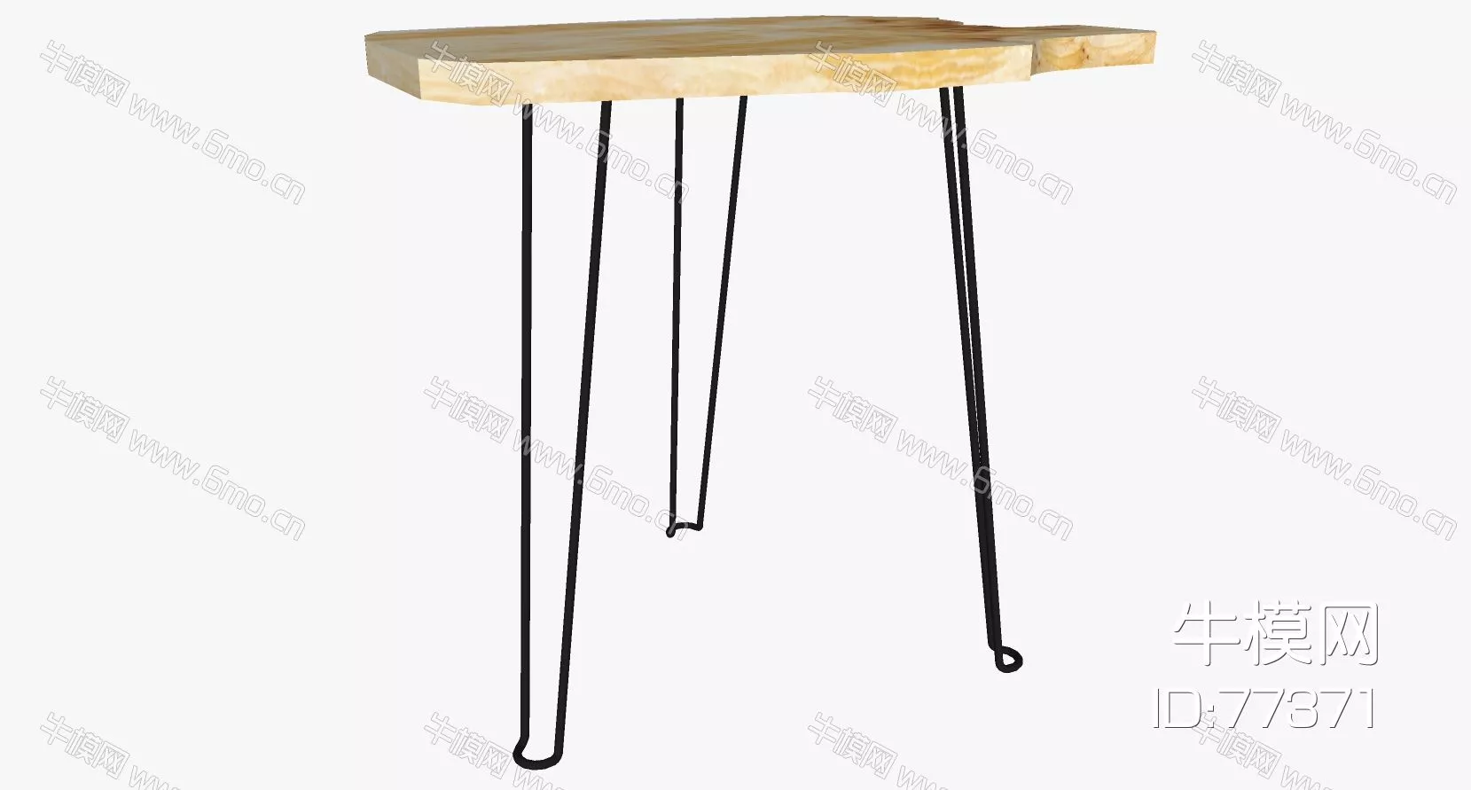 CHINESE SIDE TABLE - SKETCHUP 3D MODEL - ENSCAPE - 77371