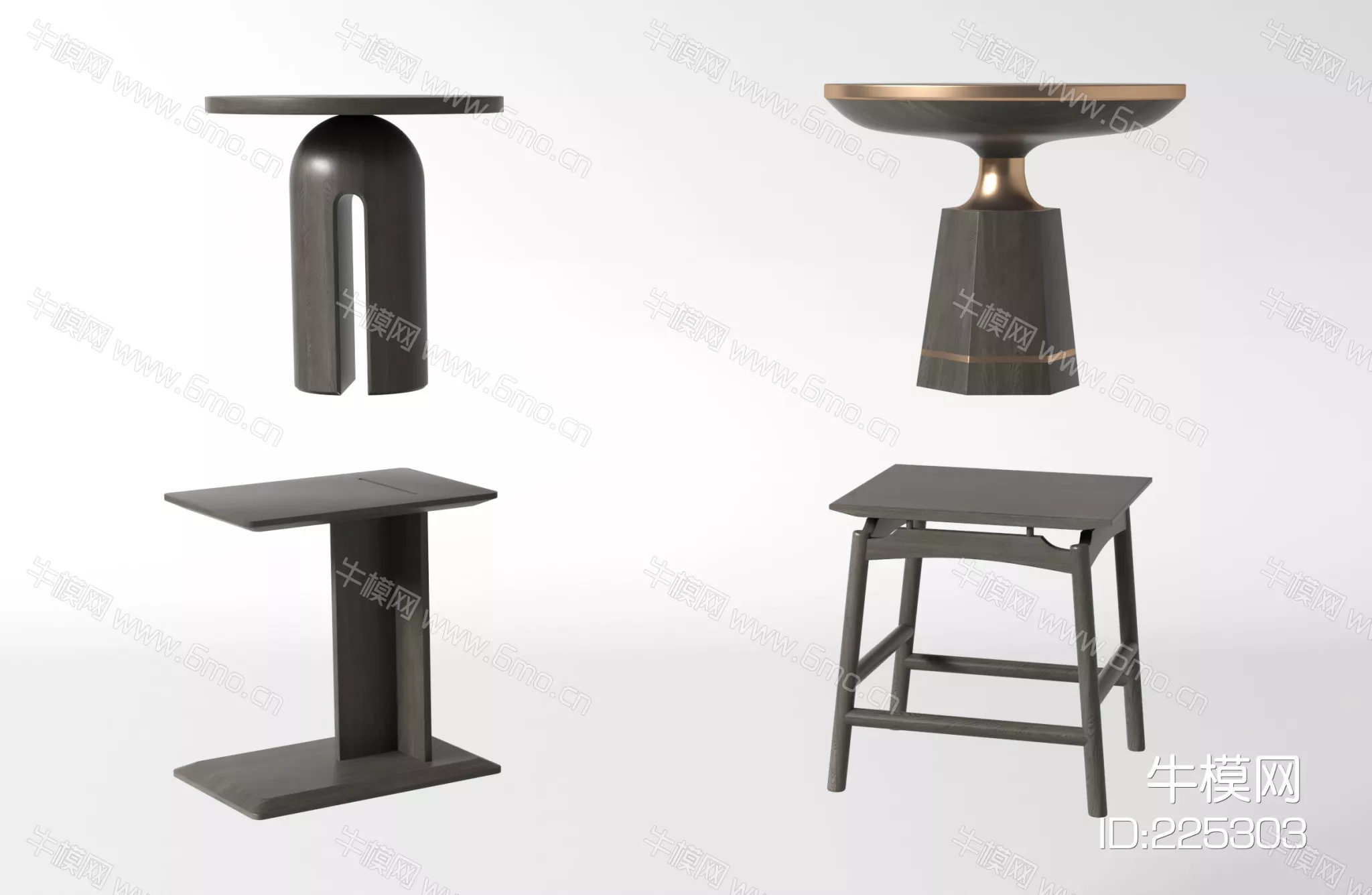 CHINESE SIDE TABLE - SKETCHUP 3D MODEL - VRAY - 225303