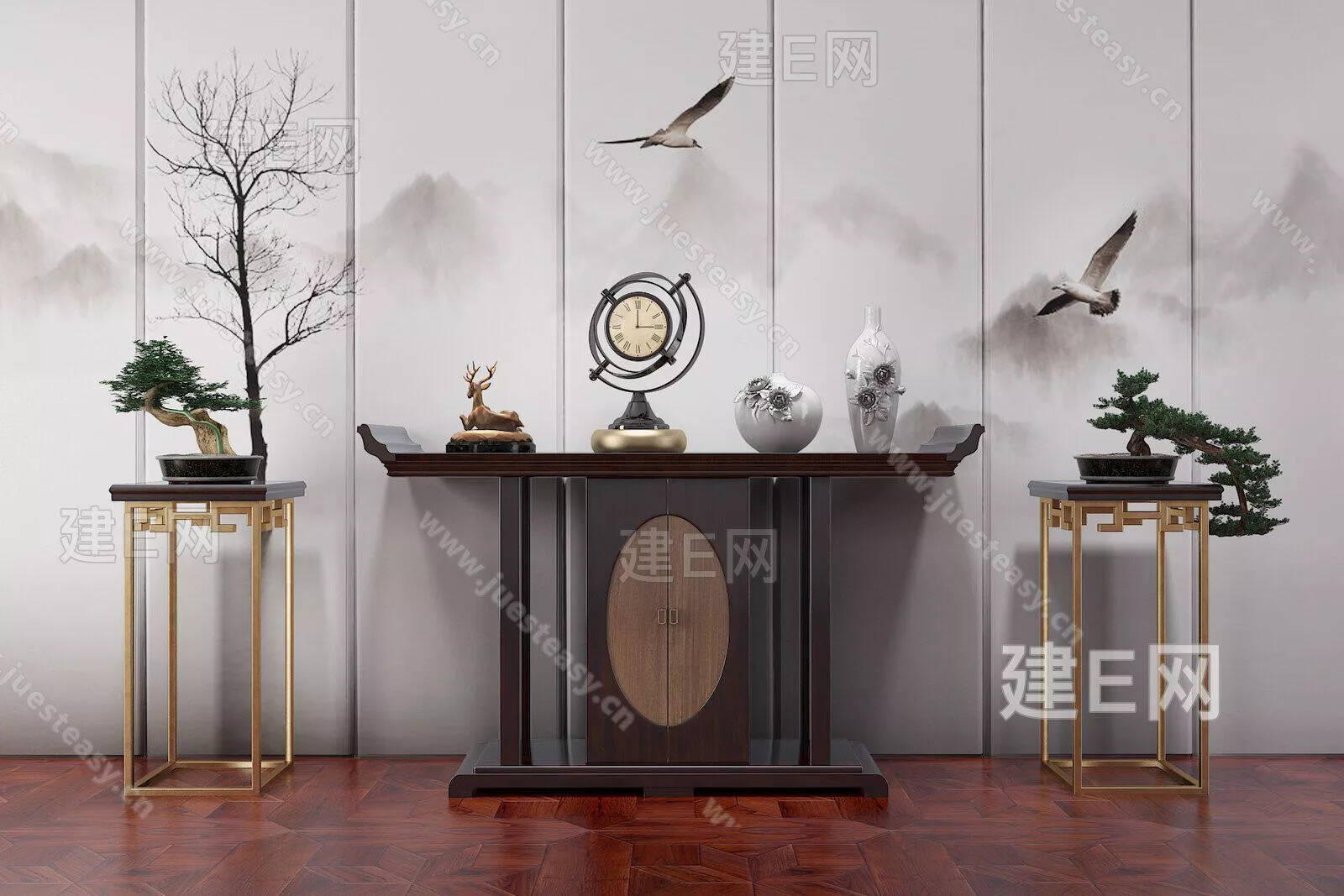 CHINESE SIDEBOARD - SKETCHUP 3D MODEL - ENSCAPE - 111693114