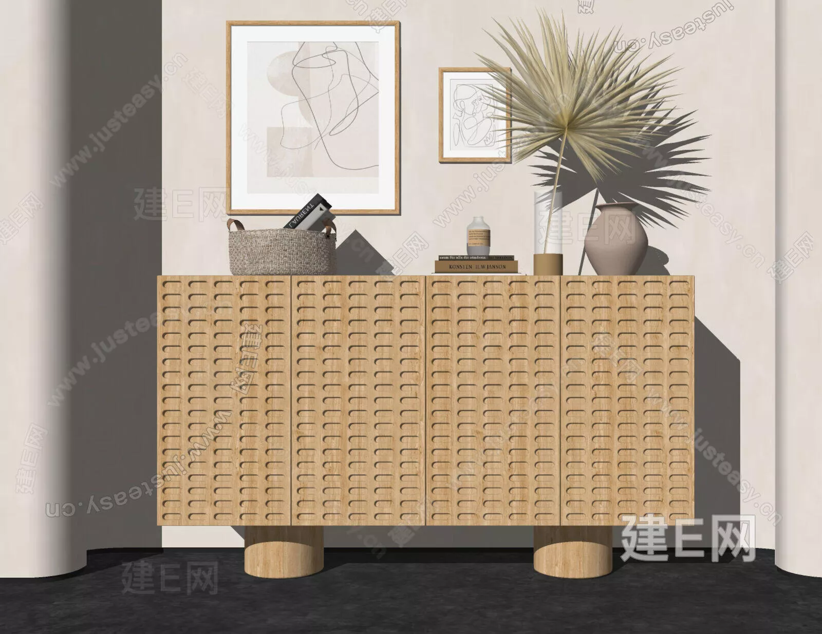 CHINESE SIDEBOARD - SKETCHUP 3D MODEL - ENSCAPE - 115426798