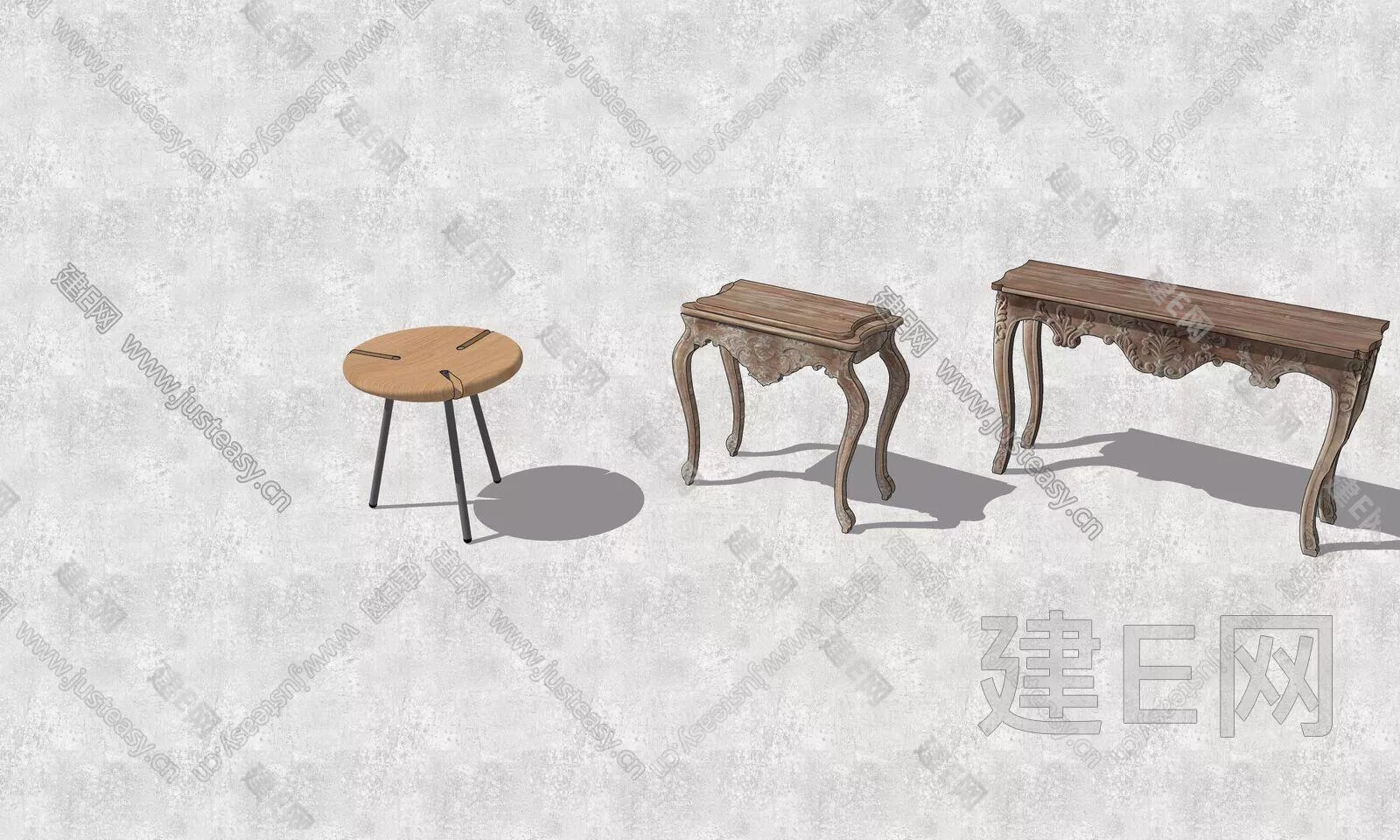 CHINESE STOOL - SKETCHUP 3D MODEL - ENSCAPE - 112804273