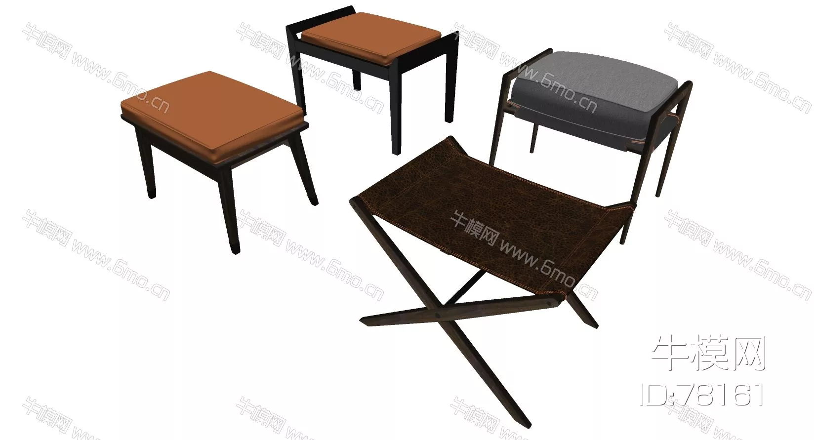 CHINESE STOOL - SKETCHUP 3D MODEL - ENSCAPE - 78161