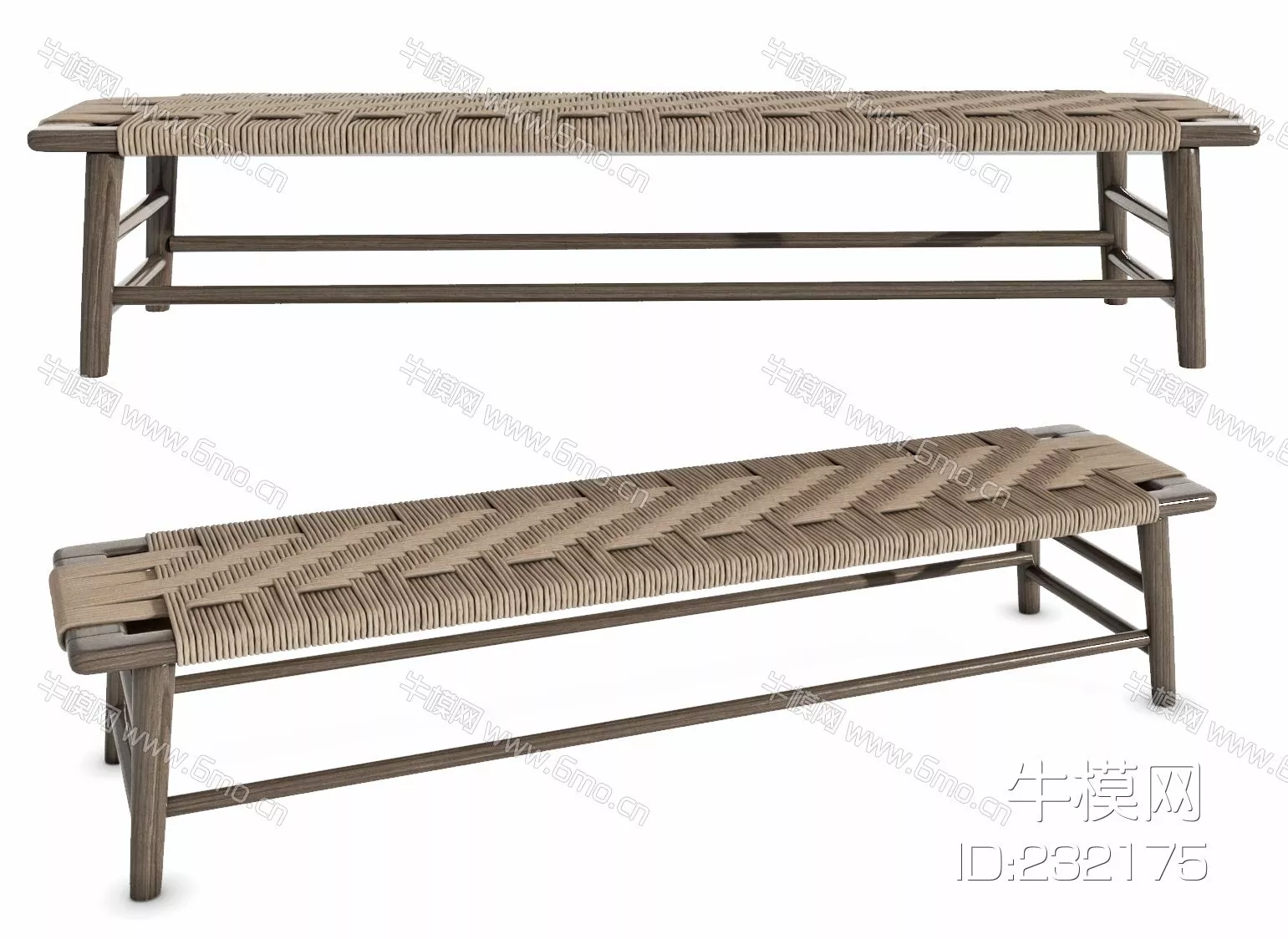 CHINESE STOOL - SKETCHUP 3D MODEL - VRAY - 232175