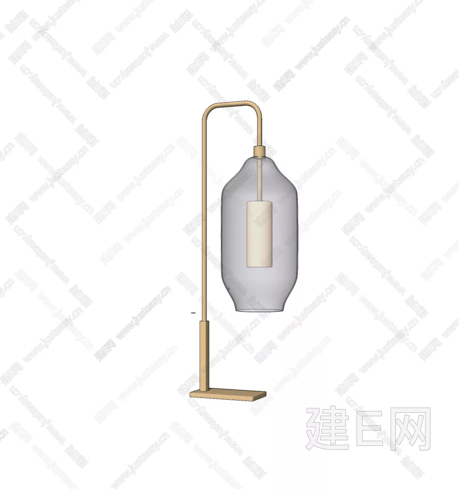 CHINESE TABLE LAMP - SKETCHUP 3D MODEL - ENSCAPE - 113460582