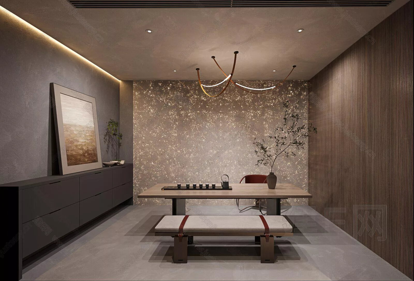 CHINESE TEAROOM - SKETCHUP 3D SCENE - ENSCAPE - 105991442