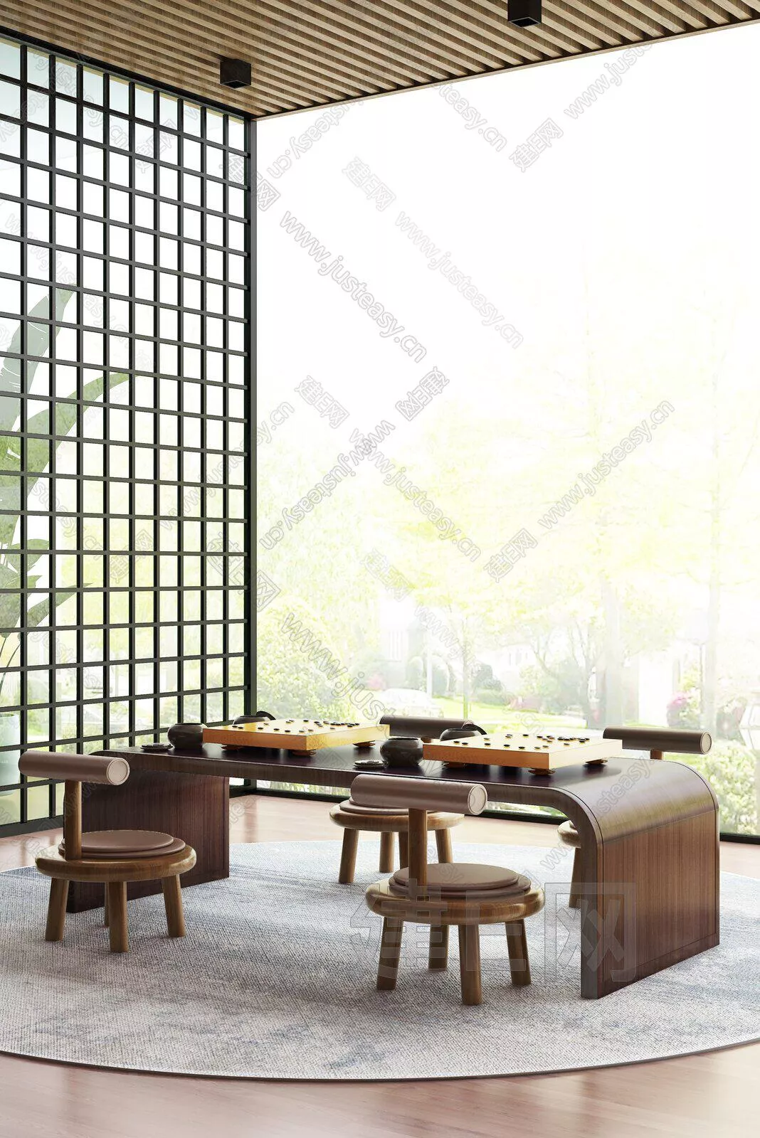 CHINESE TEAROOM - SKETCHUP 3D SCENE - ENSCAPE - 106515882