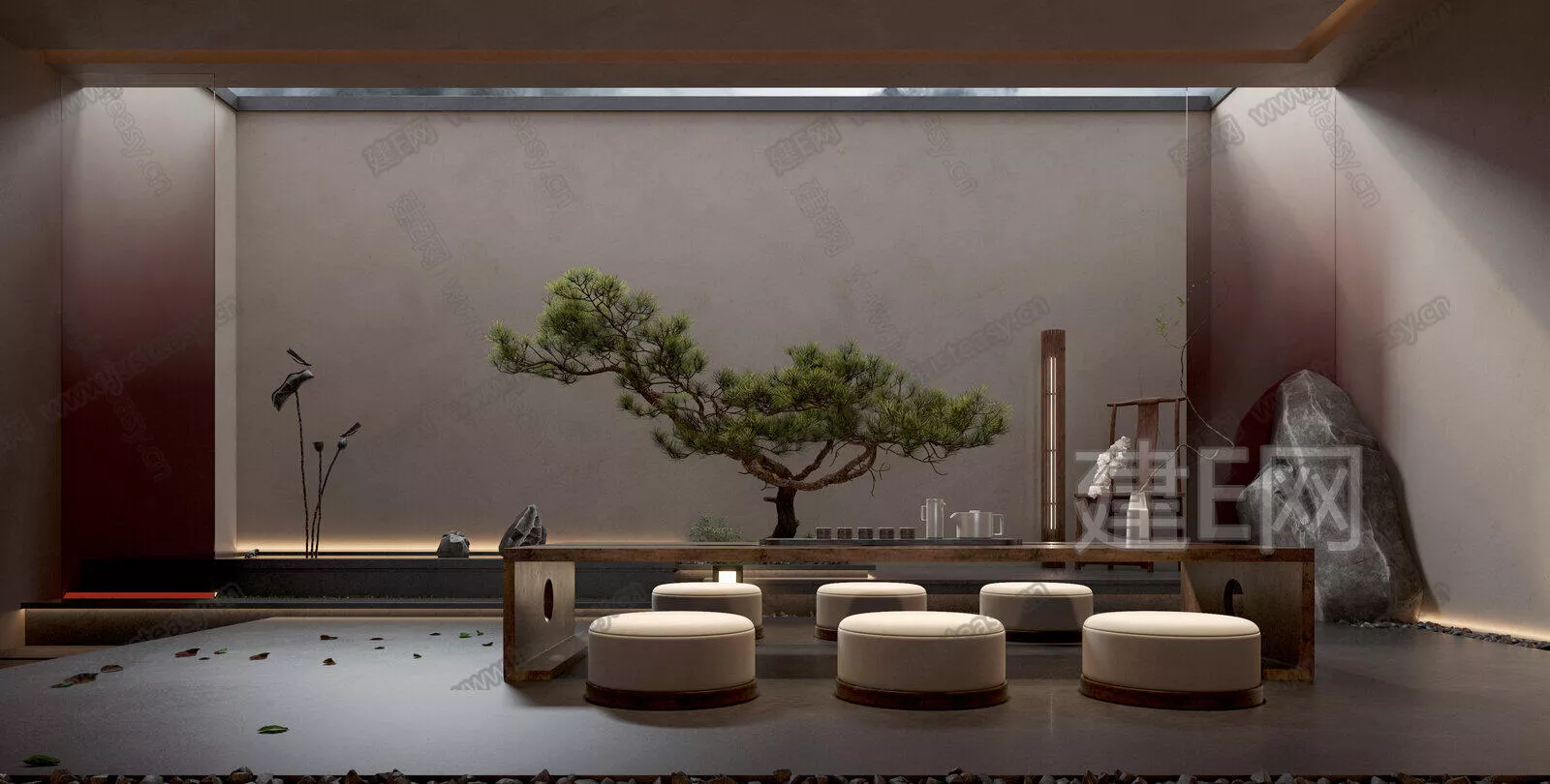 CHINESE TEAROOM - SKETCHUP 3D SCENE - ENSCAPE - 110118782