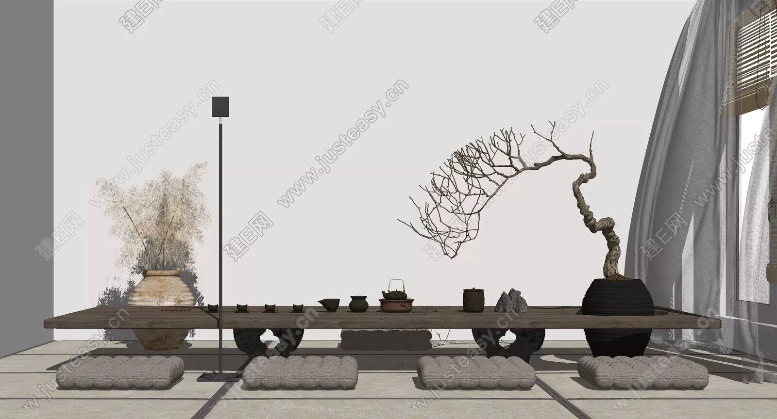 CHINESE TEAROOM - SKETCHUP 3D SCENE - ENSCAPE - 116147610