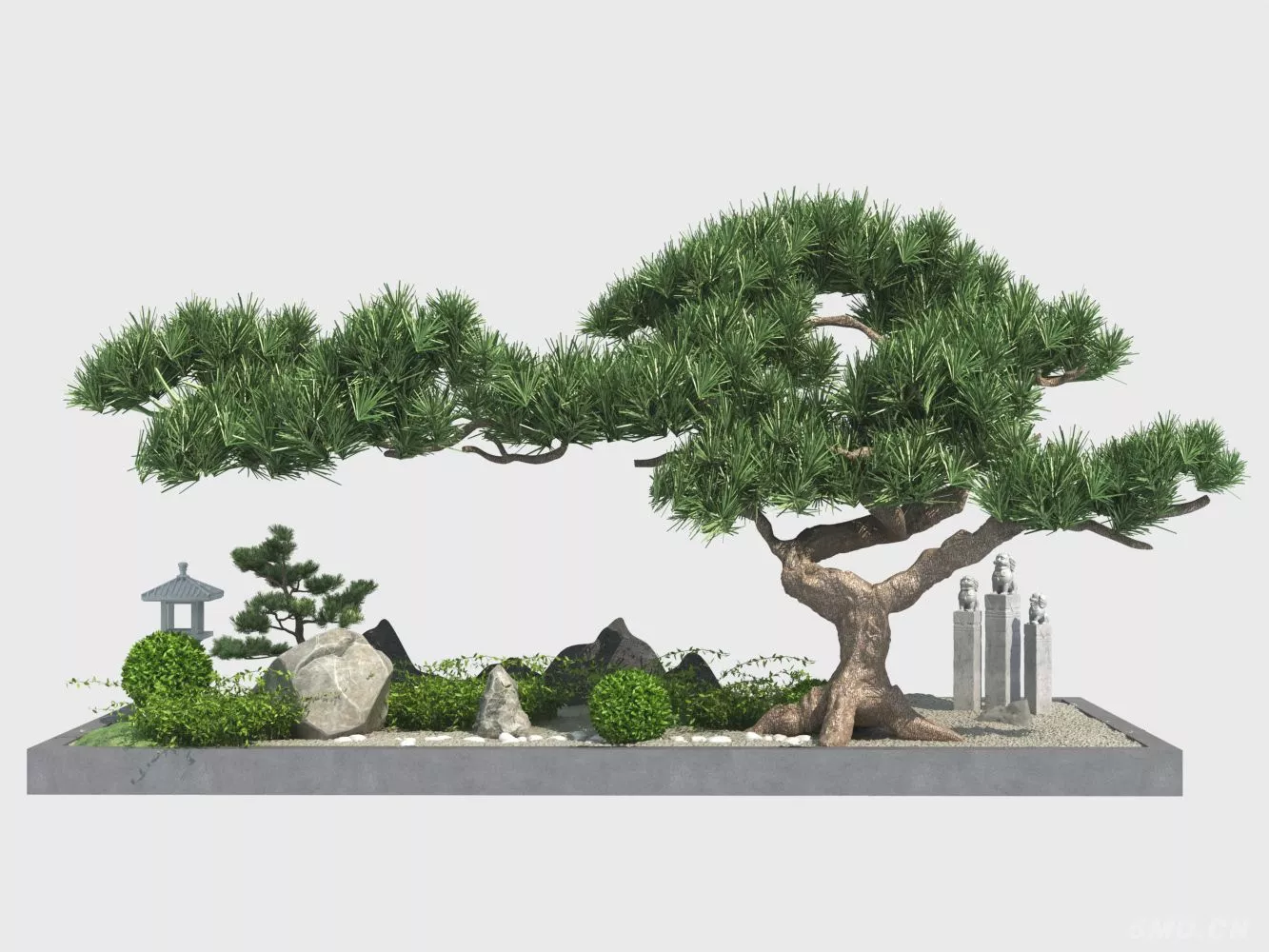CHINESE TREE - SKETCHUP 3D MODEL - ENSCAPE - 259246