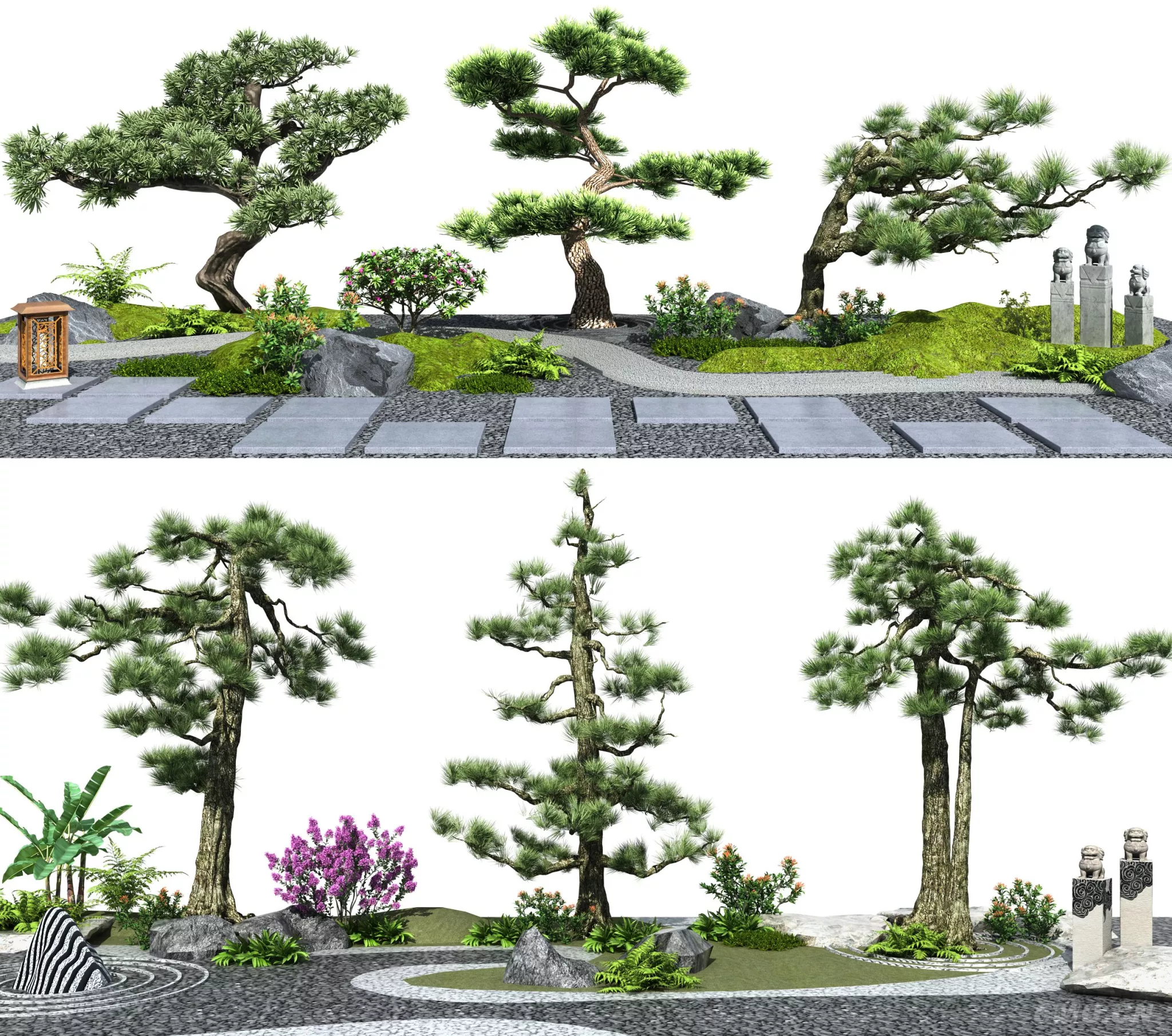 CHINESE TREE - SKETCHUP 3D MODEL - ENSCAPE - 272958