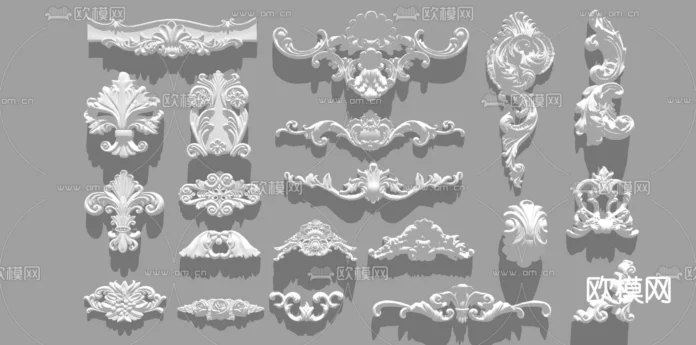 CLASSIC CLASSIC MOULDING - SKETCHUP 3D MODEL - VRAY OR ENSCAPE - ID00061