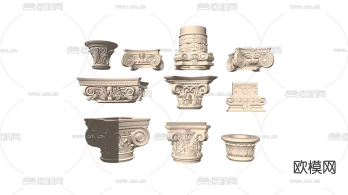 CLASSIC CLASSIC MOULDING - SKETCHUP 3D MODEL - VRAY OR ENSCAPE - ID00066