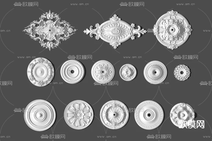 CLASSIC CLASSIC MOULDING - SKETCHUP 3D MODEL - VRAY OR ENSCAPE - ID00079