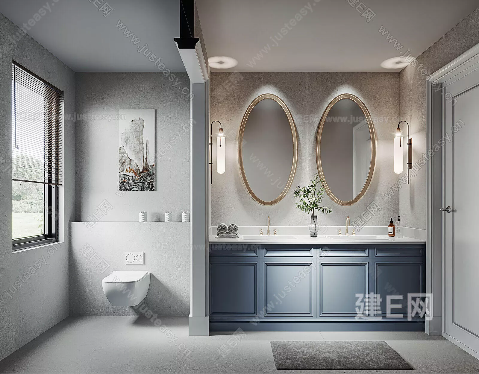 EUROPE BATHROOM - SKETCHUP 3D SCENE - ENSCAPE - 101271982