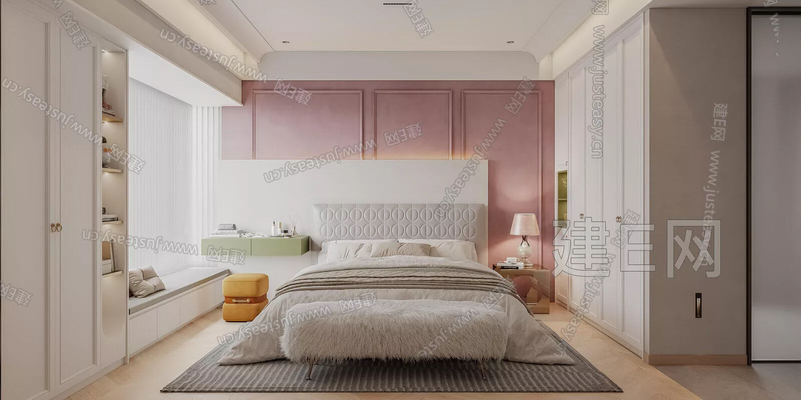 EUROPE BEDROOM - SKETCHUP 3D SCENE - ENSCAPE - 105991621