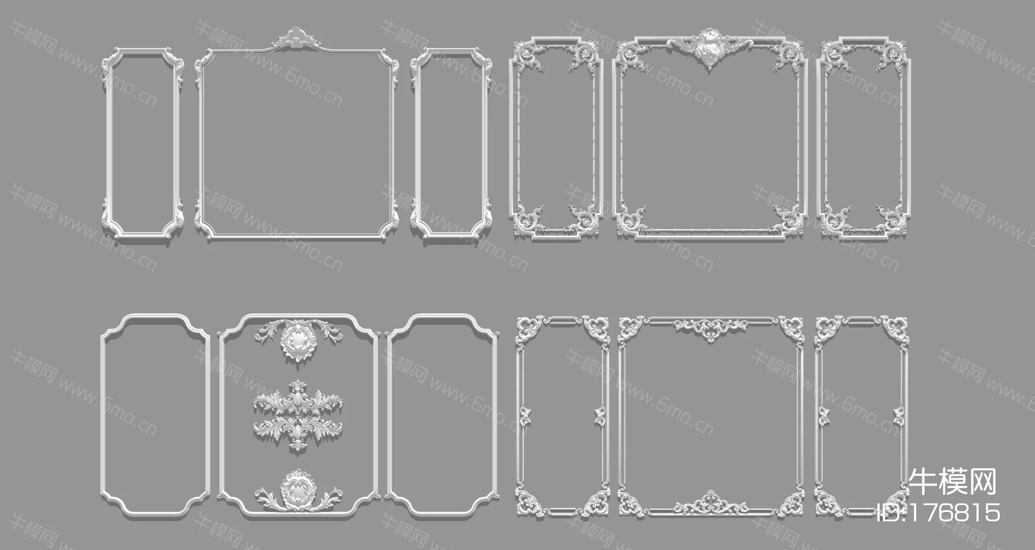 EUROPE CARVED - SKETCHUP 3D MODEL - ENSCAPE - 176815