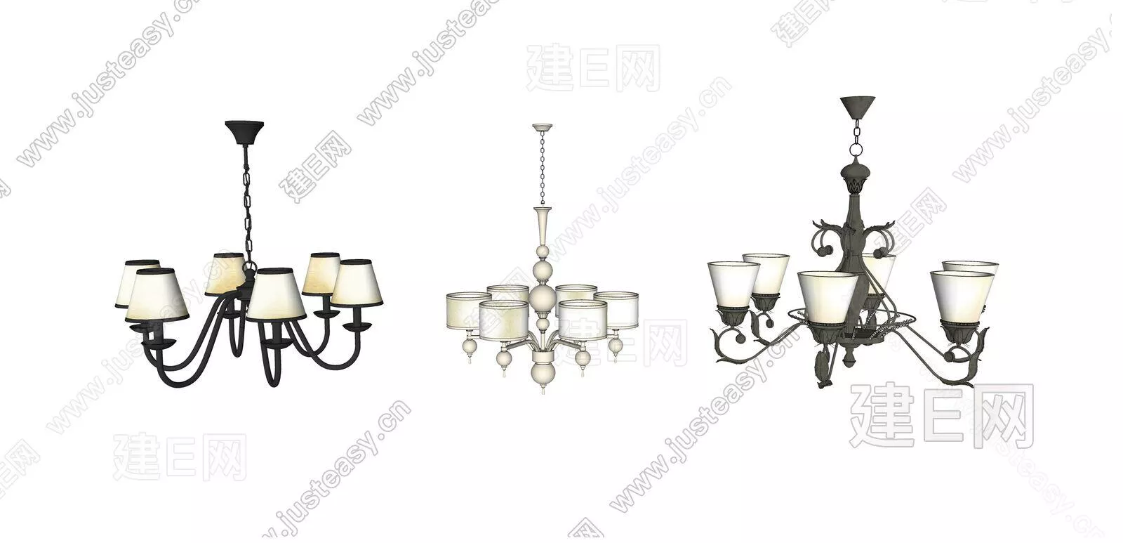 EUROPE CHANDELIER - SKETCHUP 3D MODEL - ENSCAPE - 111755542