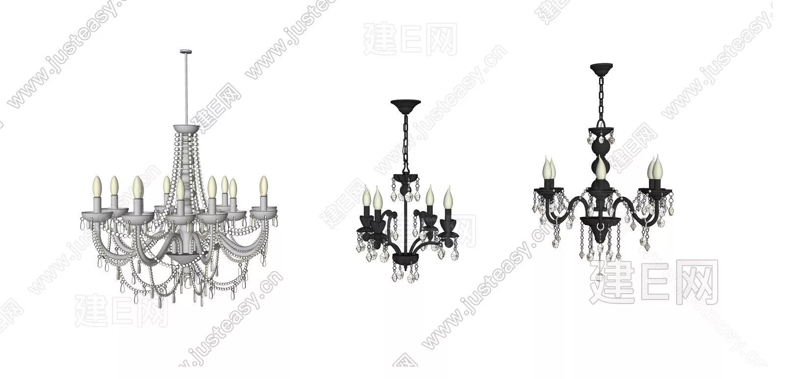 EUROPE CHANDELIER - SKETCHUP 3D MODEL - ENSCAPE - 111755638