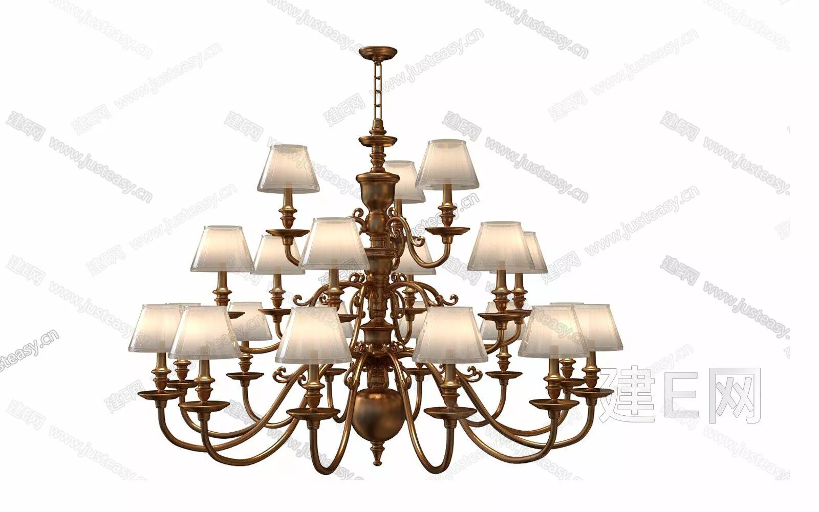 EUROPE CHANDELIER - SKETCHUP 3D MODEL - ENSCAPE - 111758639