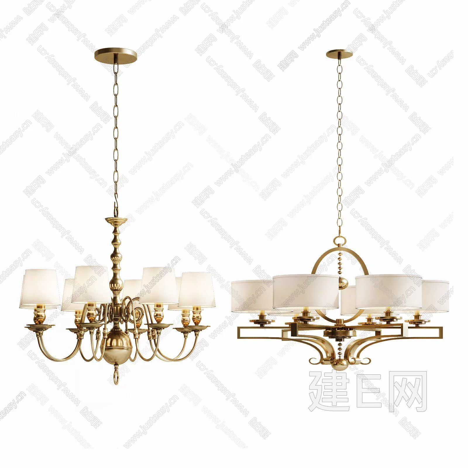 EUROPE CHANDELIER - SKETCHUP 3D MODEL - ENSCAPE - 111758662