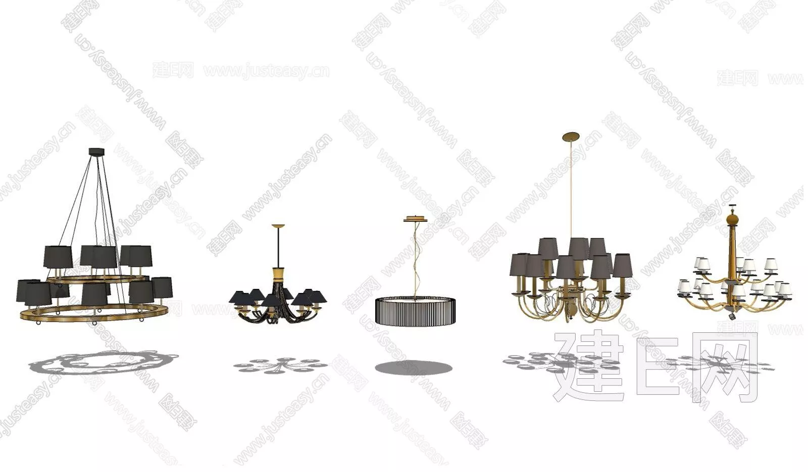 EUROPE CHANDELIER - SKETCHUP 3D MODEL - ENSCAPE - 113197418