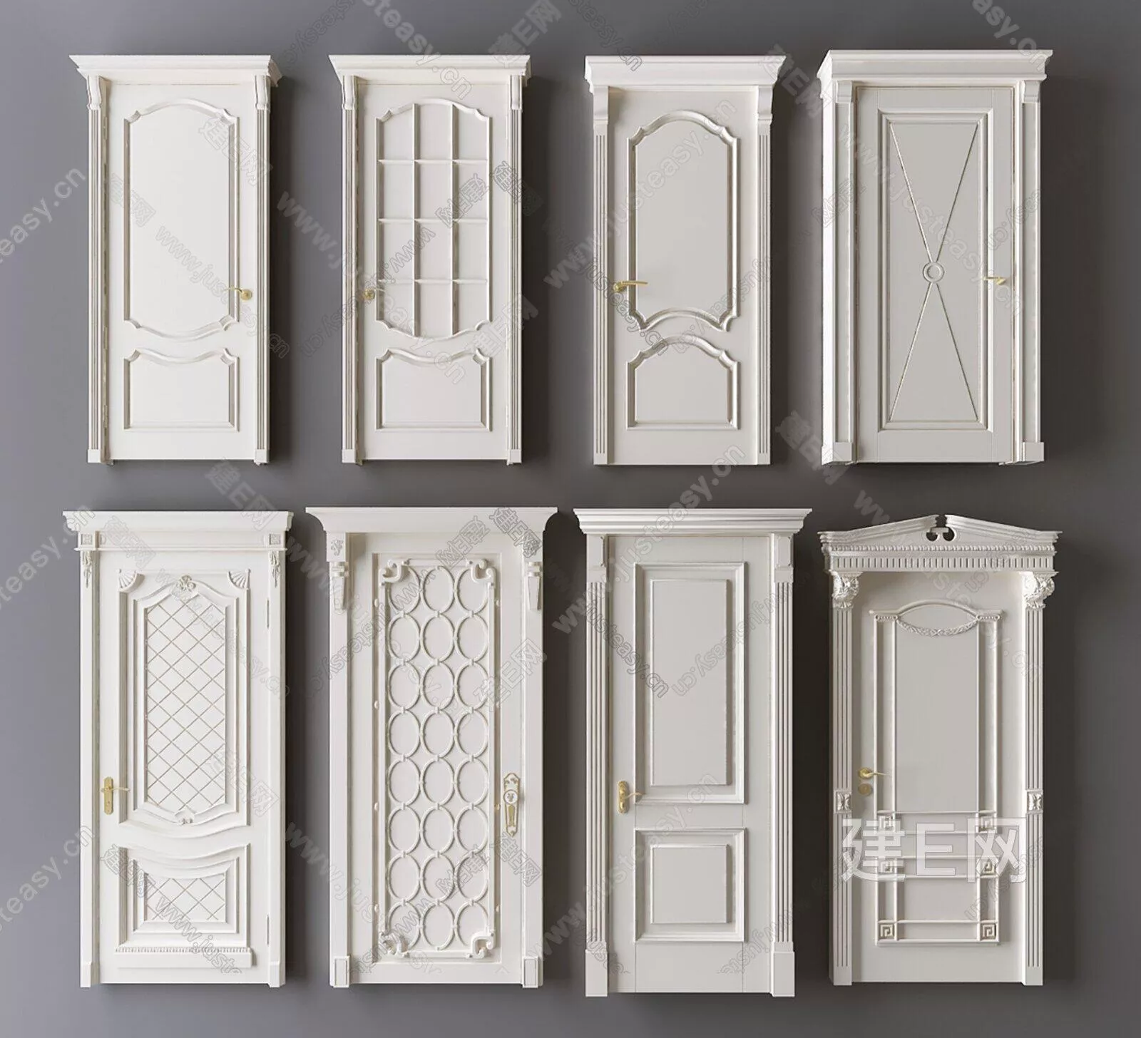 EUROPE DOOR AND WINDOWS - SKETCHUP 3D MODEL - ENSCAPE - 111562097