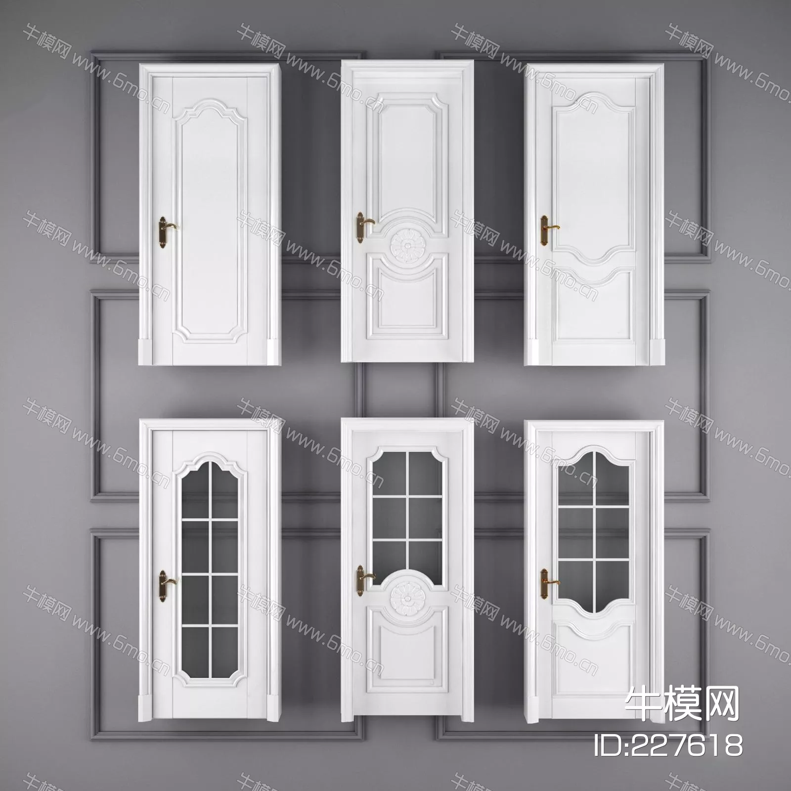 EUROPE DOOR AND WINDOWS - SKETCHUP 3D MODEL - ENSCAPE - 227618