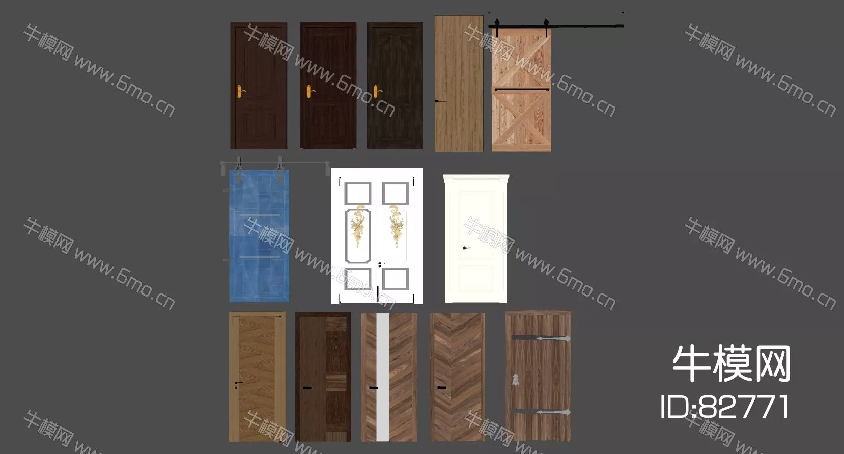 EUROPE DOOR AND WINDOWS - SKETCHUP 3D MODEL - ENSCAPE - 82771