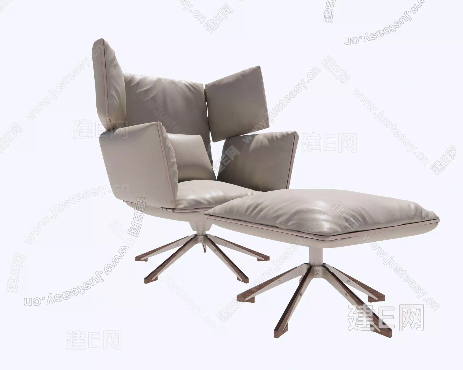 EUROPE LOUNGLE CHAIR - SKETCHUP 3D MODEL - ENSCAPE - 109594081