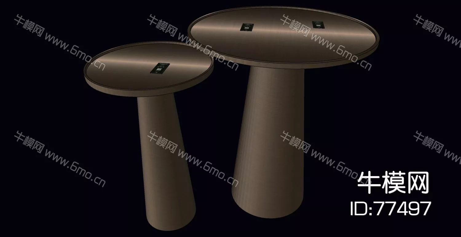 EUROPE SIDE TABLE - SKETCHUP 3D MODEL - ENSCAPE - 77497