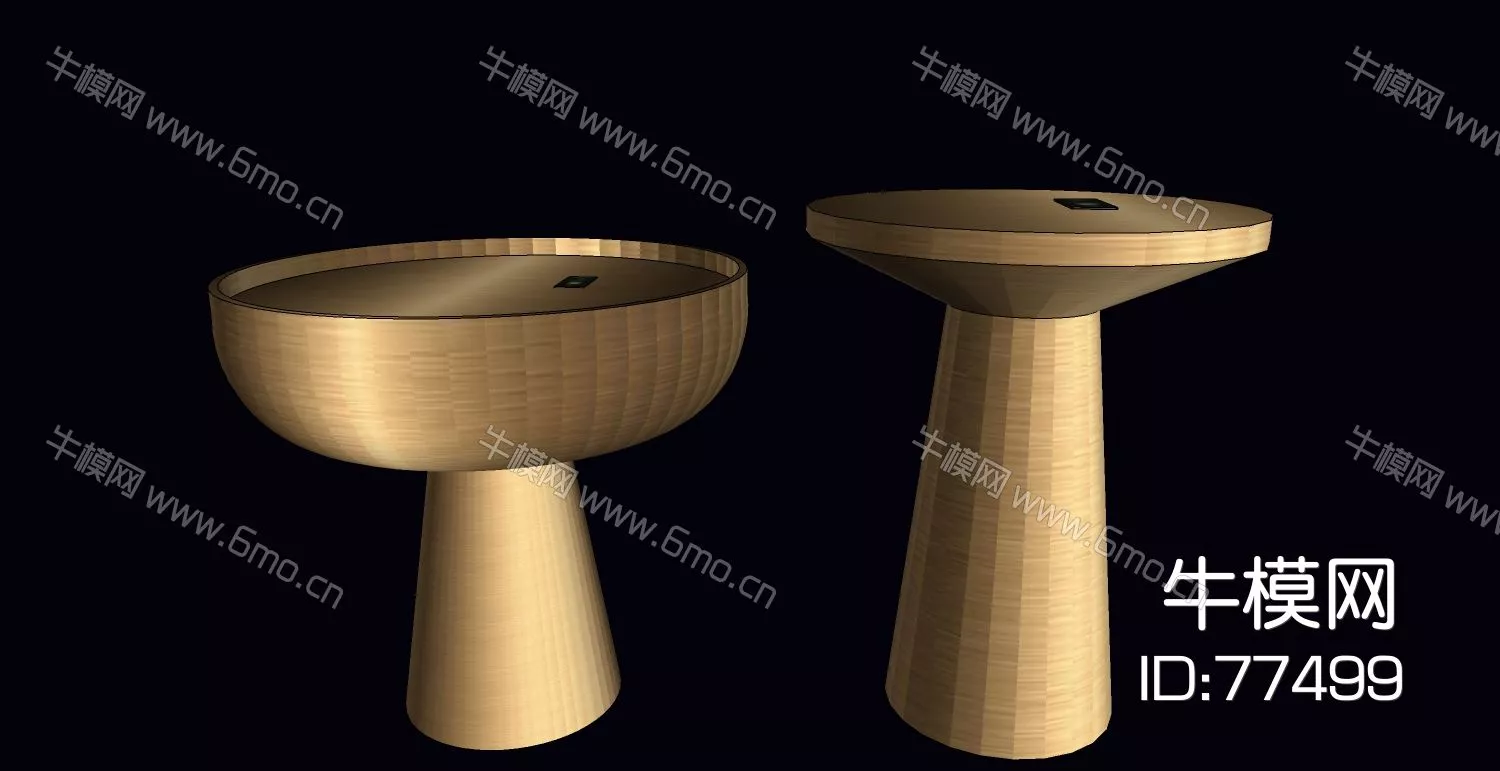 EUROPE SIDE TABLE - SKETCHUP 3D MODEL - ENSCAPE - 77499