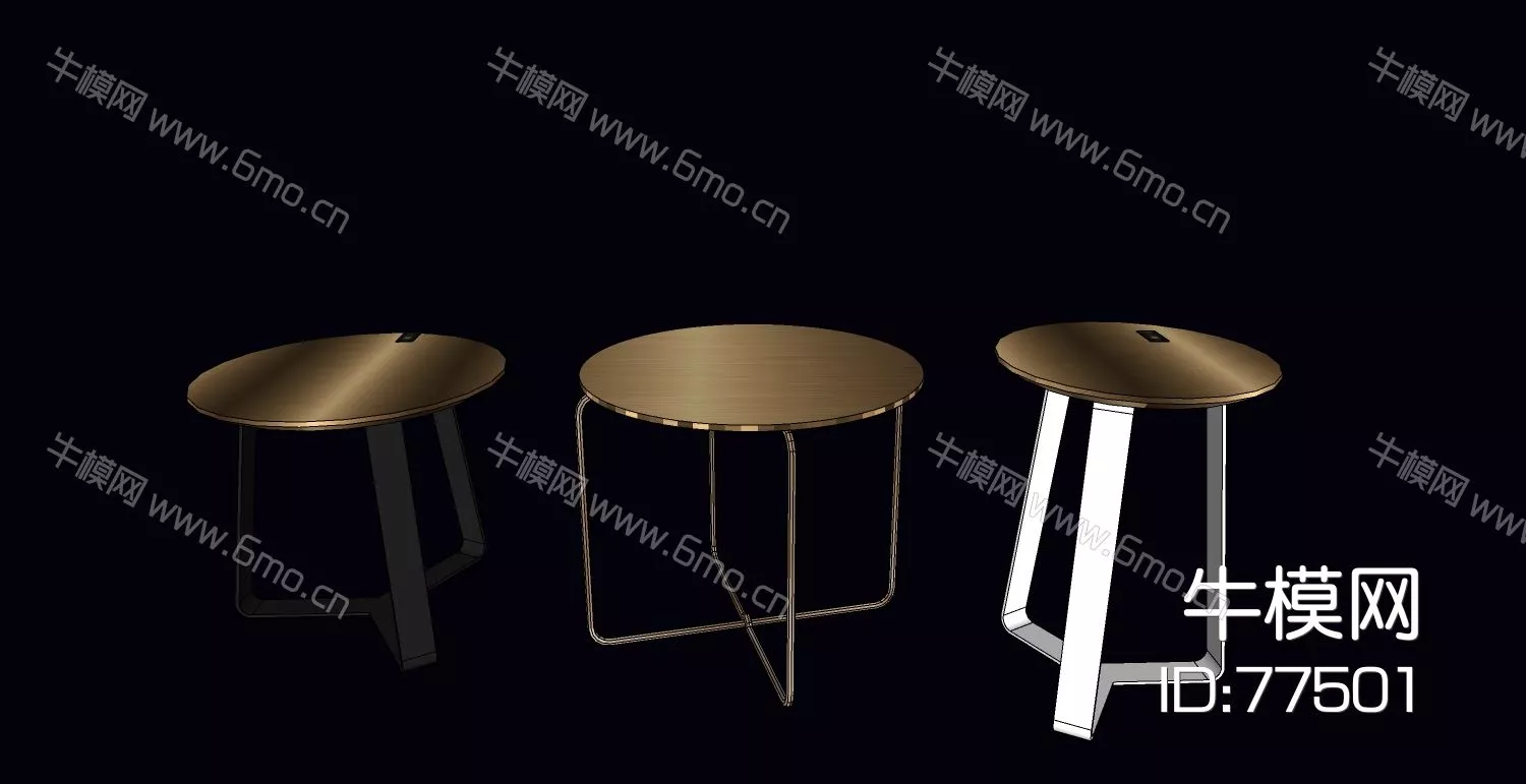 EUROPE SIDE TABLE - SKETCHUP 3D MODEL - ENSCAPE - 77501