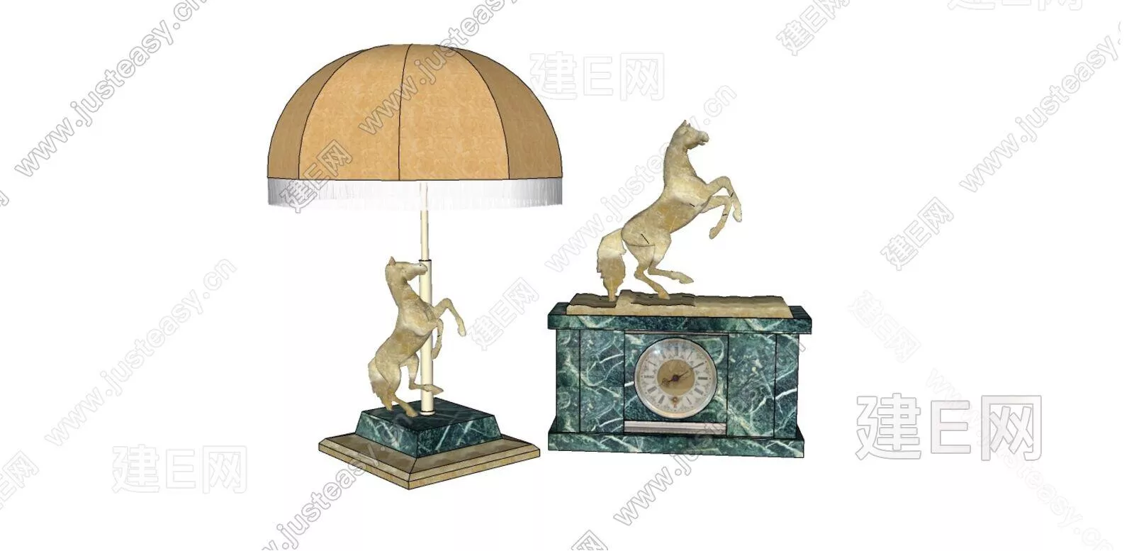 EUROPE TABLE LAMP - SKETCHUP 3D MODEL - ENSCAPE - 113131918