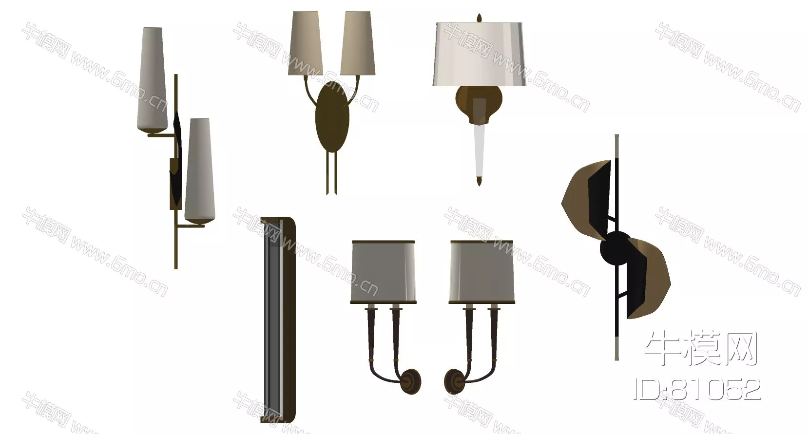 EUROPE WALL LAMP - SKETCHUP 3D MODEL - ENSCAPE - 81052