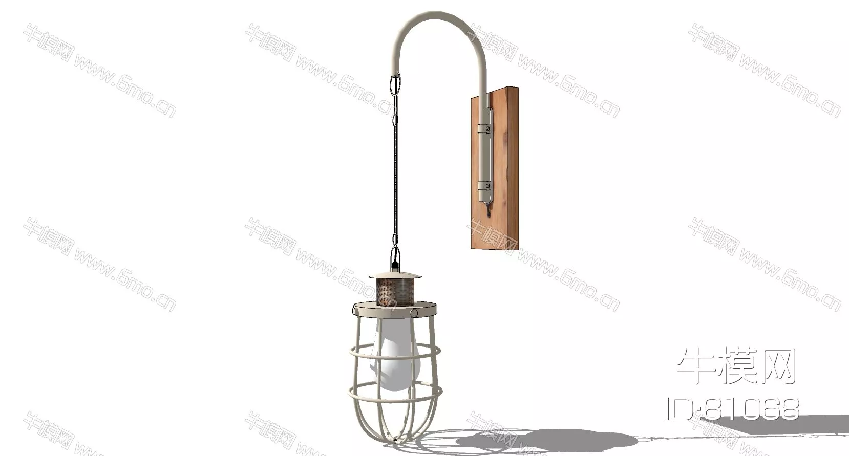 EUROPE WALL LAMP - SKETCHUP 3D MODEL - ENSCAPE - 81068