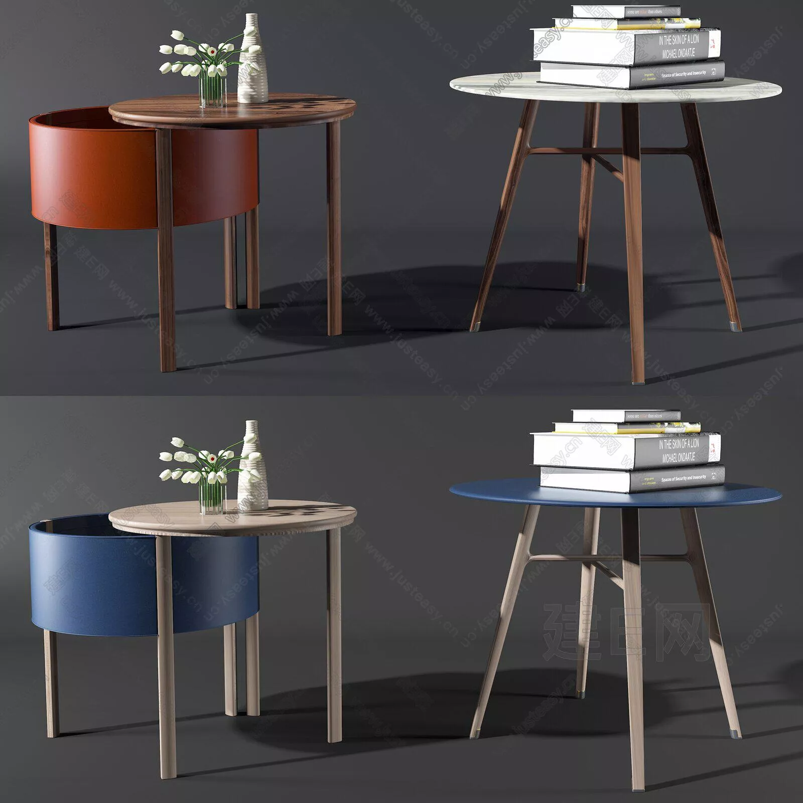 FRENCH SIDE TABLE - SKETCHUP 3D MODEL - ENSCAPE - 112151879