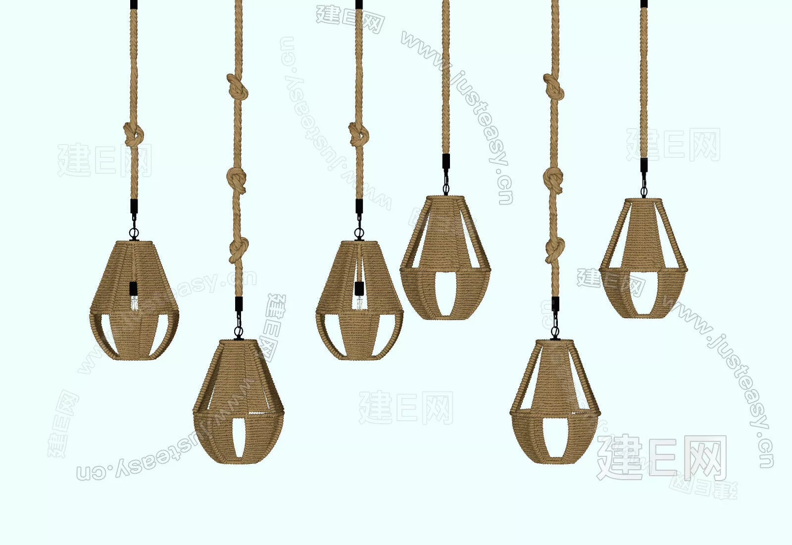 INDUSTRIAL CHANDELIER - SKETCHUP 3D MODEL - ENSCAPE - 108150852