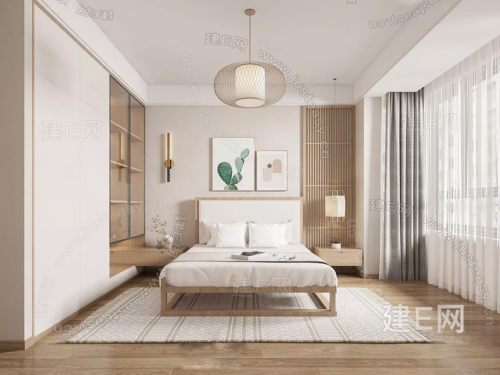 JAPANESE BEDROOM - SKETCHUP 3D SCENE - ENSCAPE - 110445946