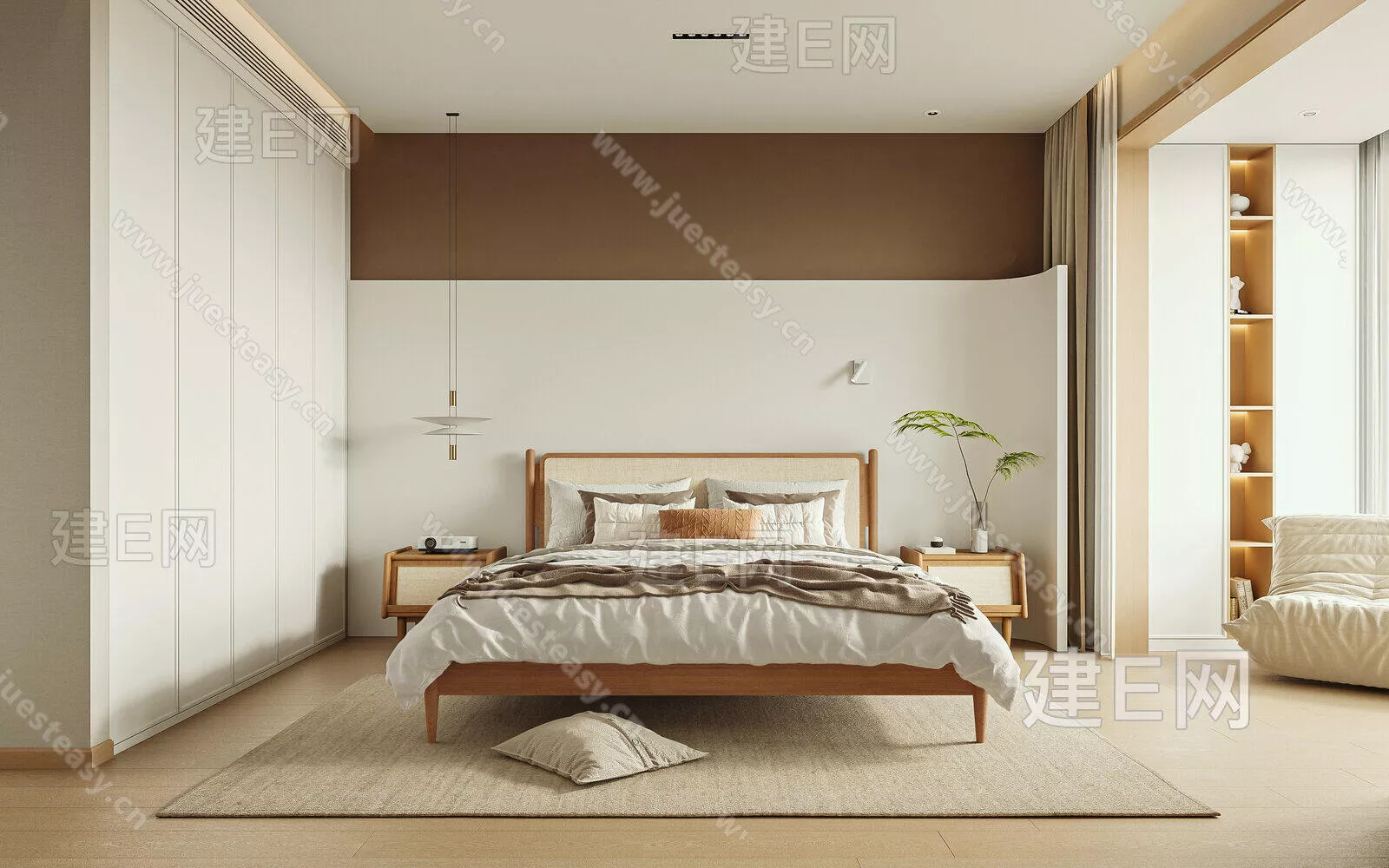 JAPANESE BEDROOM - SKETCHUP 3D SCENE - ENSCAPE - 113722906