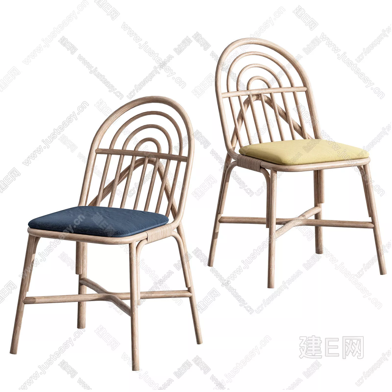 JAPANESE CHAIRS - SKETCHUP 3D MODEL - ENSCAPE - 102582742