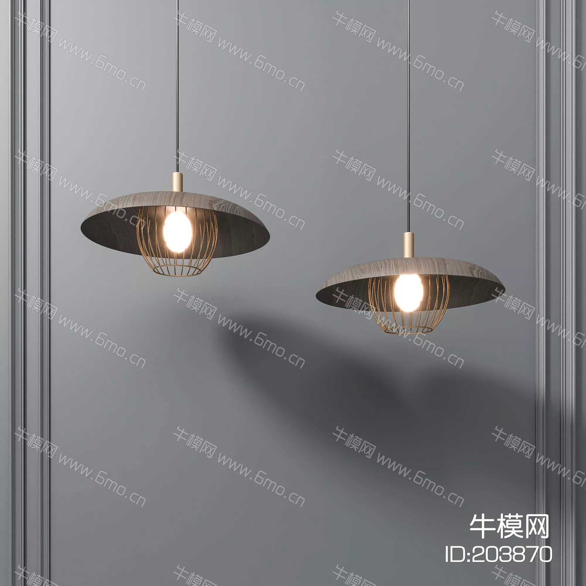 JAPANESE CHANDELIER - SKETCHUP 3D MODEL - ENSCAPE - 203870