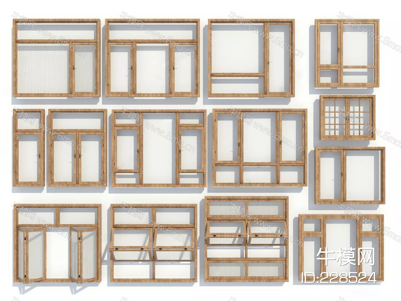 JAPANESE DOOR AND WINDOWS - SKETCHUP 3D MODEL - VRAY - 228524
