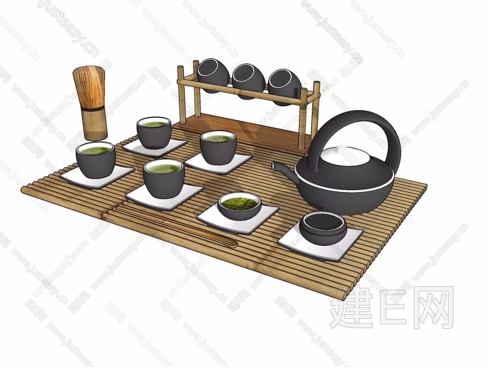 JAPANESE FURNITURE - SKETCHUP 3D MODEL - ENSCAPE - 105660769