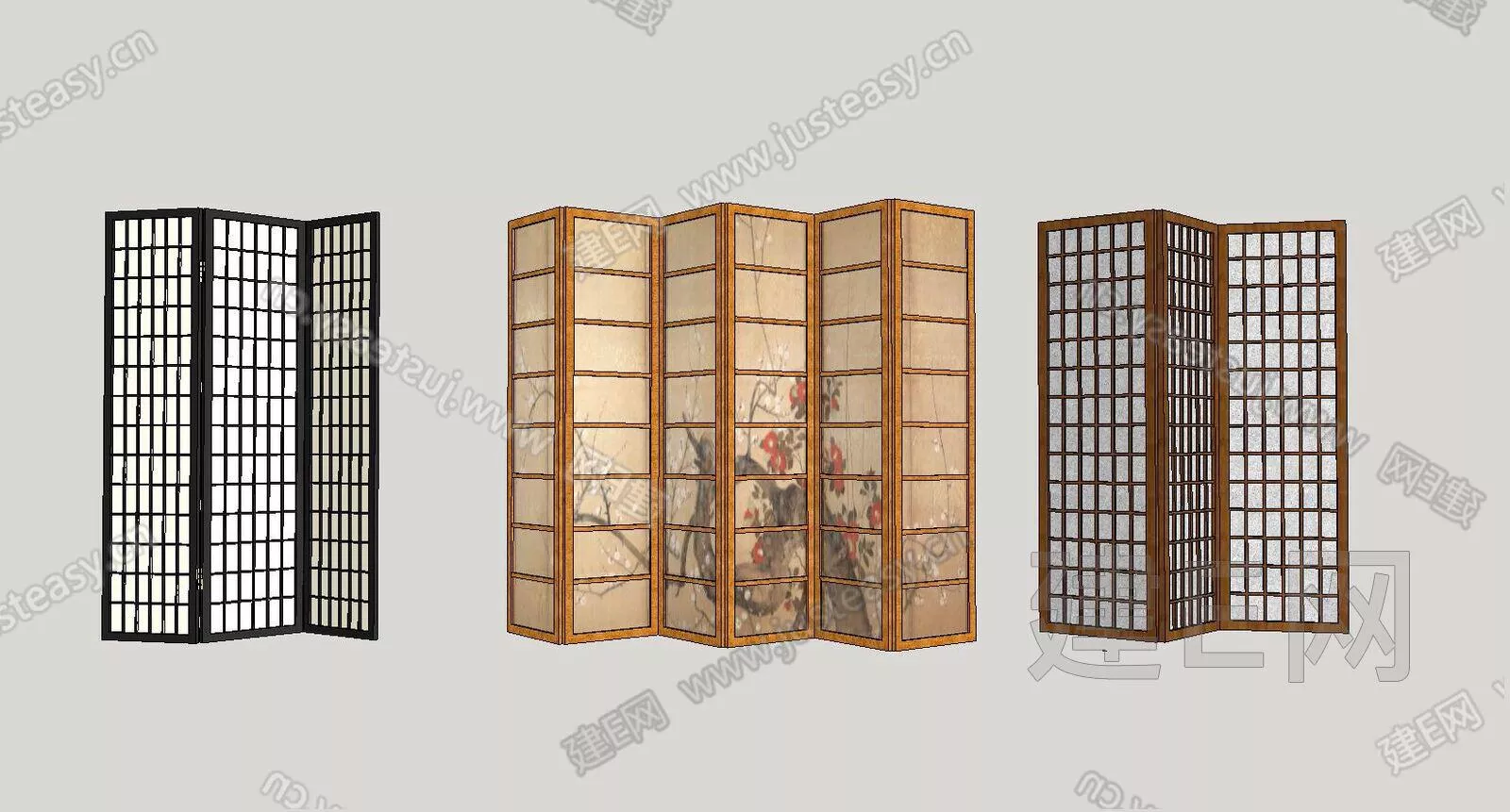 JAPANESE PARTITION SCREEN - SKETCHUP 3D MODEL - ENSCAPE - 105726125