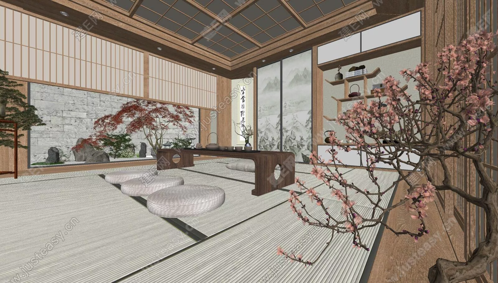 JAPANESE TEAROOM - SKETCHUP 3D SCENE - ENSCAPE - 106317203