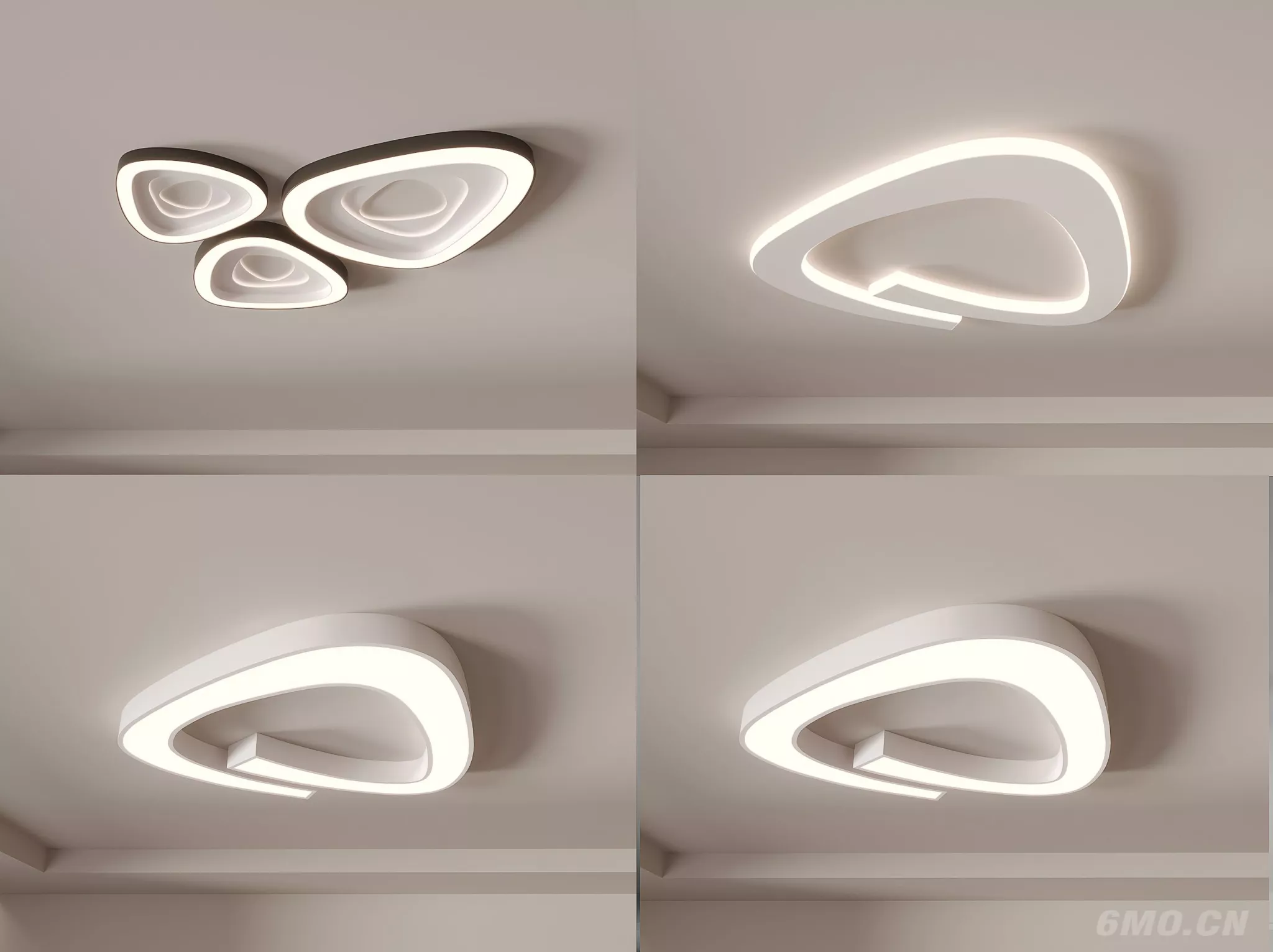 MINIMALIST CELING LIGHT - SKETCHUP 3D MODEL - ENSCAPE - 241379